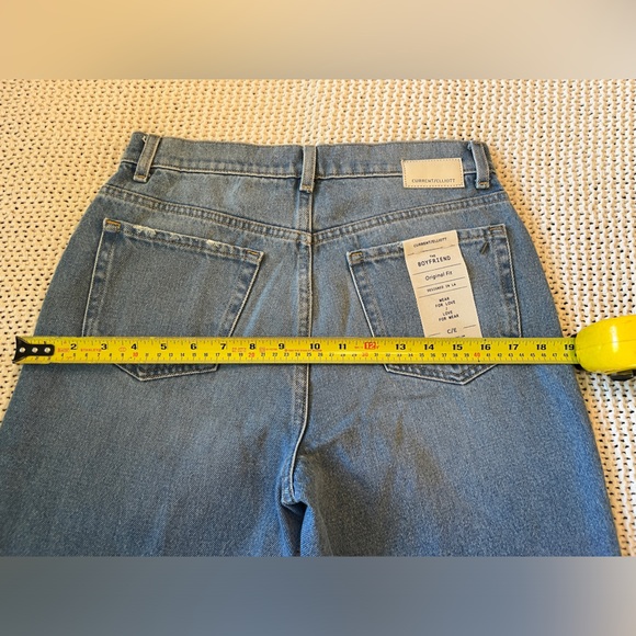 Current/Elliot Boyfriend Deconstructed Jeans Sz 26 Style CE1013CN14 Rainfall - Picture 6 of 7